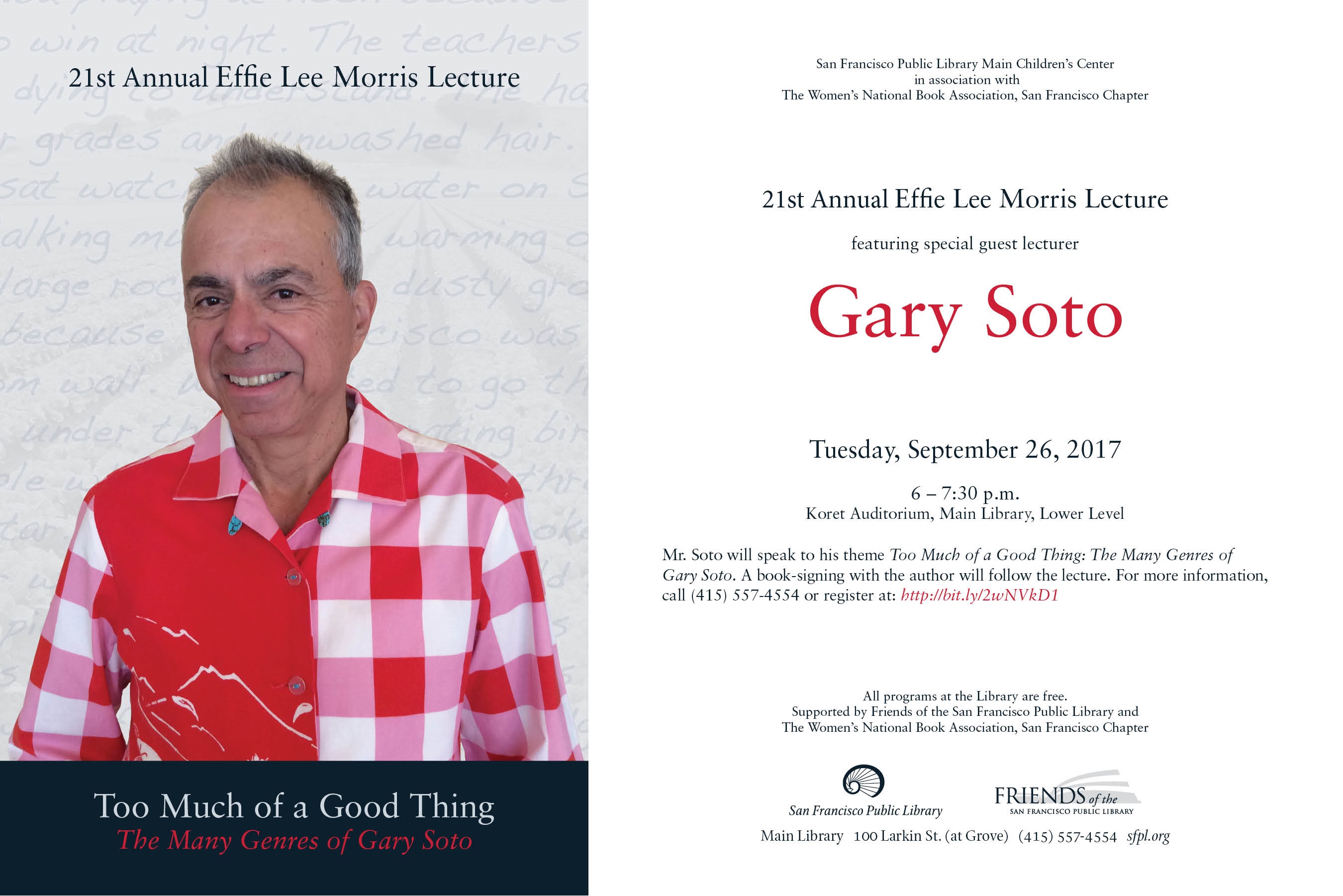 gary soto to speak