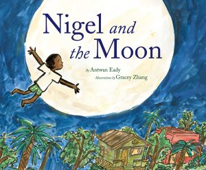 Cover for the picture book Nigel and the Moon.