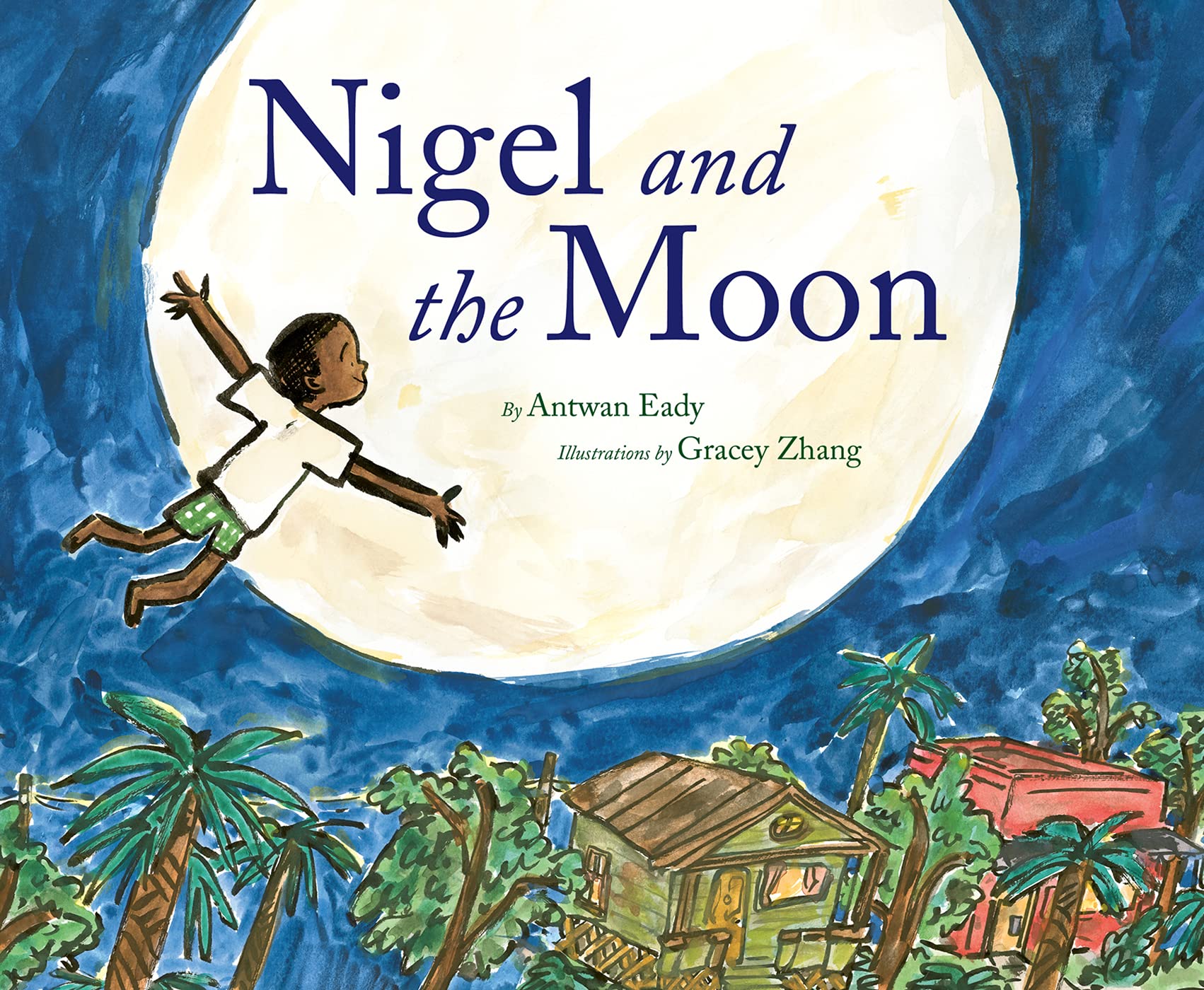 Cover for the picture book Nigel and the Moon.
