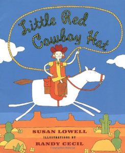 little red cowboy hat