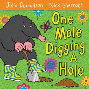 one mole digging a hole